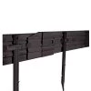 Permaloc Cleanline Aluminum Landscape Edging Black Duraflex - 240' Kit (15 16' Sections, Includes 75 Stakes) -Garden Store 10307 cutout 2