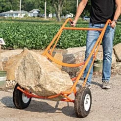 Leonard Ball Carts With Curved Lift, Pneumatic Tires -Garden Store 15cc 11