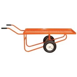 Leonard Flatbed 2-Wheel Nursery Cart, 2ft X 5ft Deck, 850 Lb Capacity