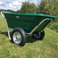 Muller's Original Smart Cart, Green 7 Cu. Ft. Tray With 16" Turf Wheels 7 Muller's Original Smart Cart, Green 7 Cu. Ft. Tray With 16" Turf Wheels -Garden Store 37gbt 2 1