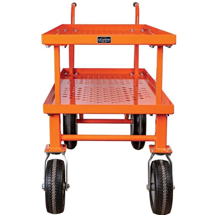 Leonard 2-Foot By 5-Foot Push-Style Nursery Cart With 12-Inch Shelf 6 Leonard 2-Foot By 5-Foot Push-Style Nursery Cart With 12-Inch Shelf - Image 4