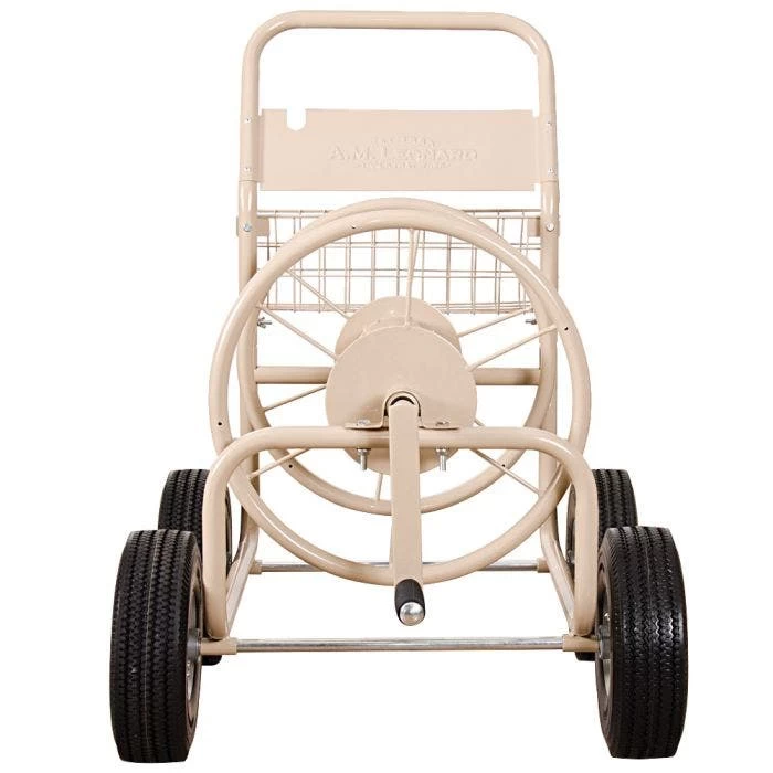 Hose Reel Wagon By A.M. Leonard, 4 Wheel Flat Free Tires, 300ft Hose Capacity, Lifetime Warranty 6 Hose Reel Wagon By A.M. Leonard, 4 Wheel Flat Free Tires, 300ft Hose Capacity, Lifetime Warranty - Image 4