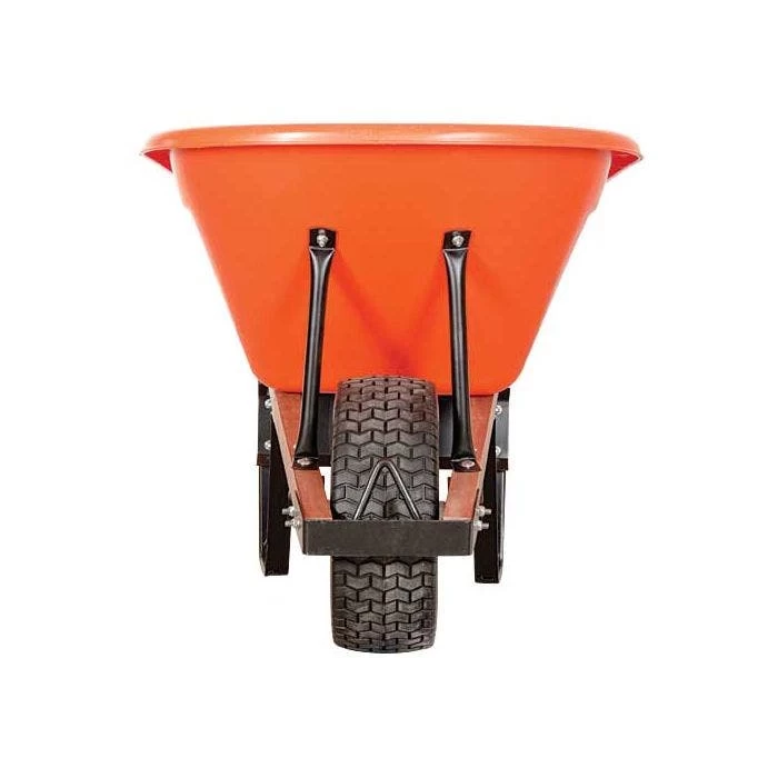 Leonard 6-Cubic-Foot Capacity Poly Tray Wheelbarrow With Flat-Free Tire 6 Leonard 6-Cubic-Foot Capacity Poly Tray Wheelbarrow With Flat-Free Tire - Image 4