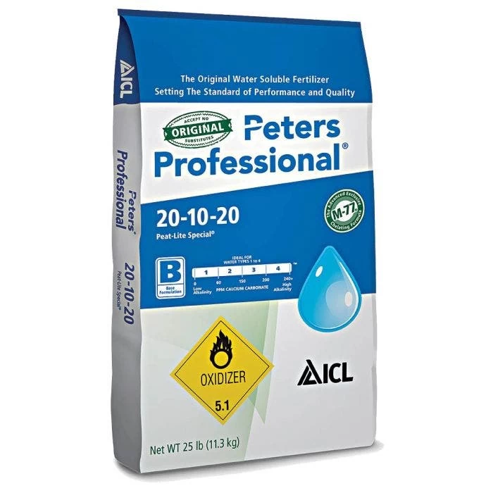 Peters Peat Lite Special Fertilizer, 20-10-20 3 Peters Peat Lite Special Fertilizer, 20-10-20