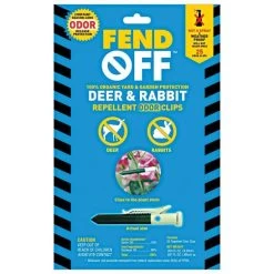 Deer & Rabbit Repellent Garlic Clips, Pack Of 50 11 Deer & Rabbit Repellent Garlic Clips, Pack Of 50 -Garden Store garclip50