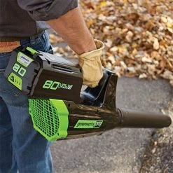Greenworks Pro 80V Li-Ion Cordless Blower With Battery And Charger -Garden Store gbl320 2