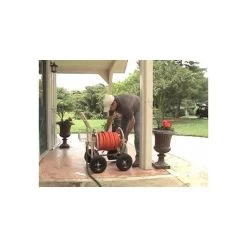 Leonard 4-Wheel Hose Reel Wagon With Pneumatic Tires -Garden Store hqdefault 10 2