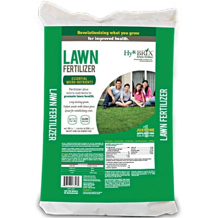 HyR BRIX 22-7-7 Lawn Fertilizer, 45-Pound Bag 3 HyR BRIX 22-7-7 Lawn Fertilizer, 45-Pound Bag