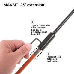 The MAXBIT Garden Hole Digging Drill Bit Kit -Garden Store mbx px 4