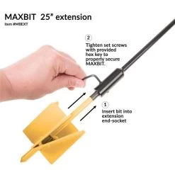 The MAXBIT Garden Hole Digging Drill Bit Kit -Garden Store mbx px 8