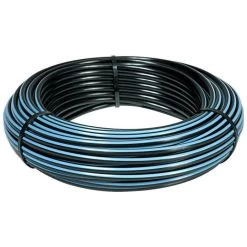 Toro Irrigation 5/8in Tubing Blue Stripe 500ft Coil, No Emitters