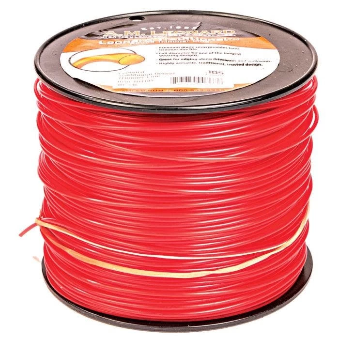 Leonard Traditional Round Trimmer Line, .105-Inch Diameter, 3-Pound Spool 3 Leonard Traditional Round Trimmer Line, .105-Inch Diameter, 3-Pound Spool