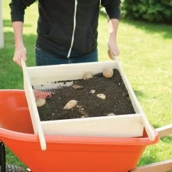 Wheelbarrow Sifter For Compost And Soil 17 Wheelbarrow Sifter For Compost And Soil -Garden Store s22 6