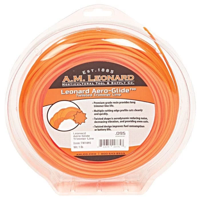 Leonard Aero-Glide Twisted Trimmer Line, .095-Inch Diameter, 1-Pound Donut 3 Leonard Aero-Glide Twisted Trimmer Line, .095-Inch Diameter, 1-Pound Donut