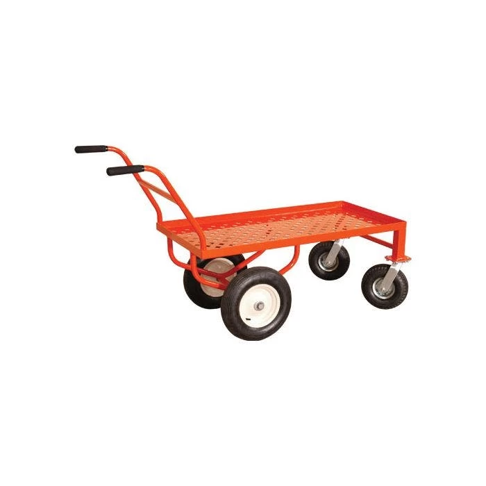 Leonard Push Style 4 Wheel Nursery Carts With 2 Foot X 4 Foot Decks 4 Leonard Push Style 4 Wheel Nursery Carts With 2 Foot X 4 Foot Decks - Image 2