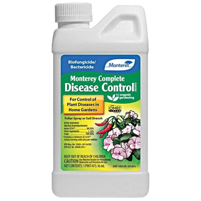 Monterey Complete Disease Control Biofungicide Bactericide Concentrate 3 Monterey Complete Disease Control Biofungicide Bactericide Concentrate