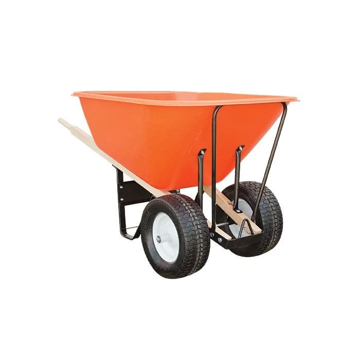 Leonard 2 Wheeled 10 Cubic Foot Capacity Poly Tray Wheelbarrows 3 Leonard 2 Wheeled 10 Cubic Foot Capacity Poly Tray Wheelbarrows