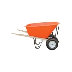 Leonard 2 Wheeled 10 Cubic Foot Capacity Poly Tray Wheelbarrows 10 Leonard 2 Wheeled 10 Cubic Foot Capacity Poly Tray Wheelbarrows -Garden Store vp wb10 1