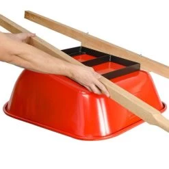 Leonard 6 Cubic Foot Capacity Steel Tray Wheelbarrows -Garden Store vp wbx 3