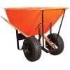 Leonard 2-Wheeled, 10-Cubic-Foot Capacity Poly Tray Wheelbarrow With Pneumatic Tires 2 Leonard 2-Wheeled, 10-Cubic-Foot Capacity Poly Tray Wheelbarrow With Pneumatic Tires -Garden Store wb10 7