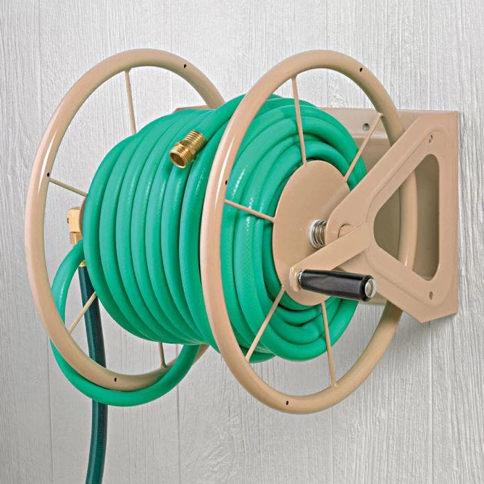 Hose Reel Wall Mount Commercial Grade 200ft Capacity 3 Hose Reel Wall Mount Commercial Grade 200ft Capacity